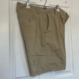 St.John’s Bay Mens khaki shorts.  Size 34